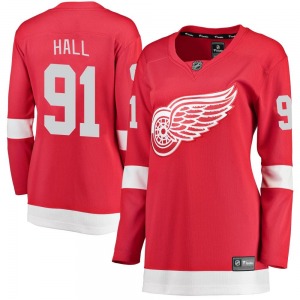Curtis Hall Detroit Red Wings Fanatics Branded Women's Breakaway Home Jersey (Red)
