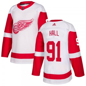 Curtis Hall Detroit Red Wings Adidas Youth Authentic Jersey (White)