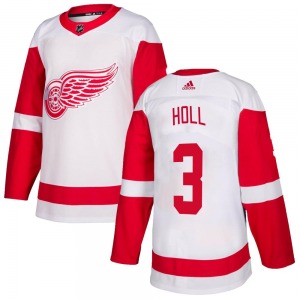 Justin Holl Detroit Red Wings Adidas Youth Authentic Jersey (White)