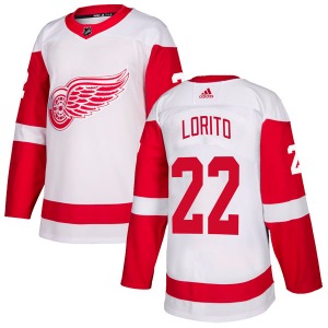 Matthew Lorito Detroit Red Wings Adidas Youth Authentic Jersey (White)