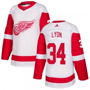 Alex Lyon Detroit Red Wings Adidas Youth Authentic Jersey (White)