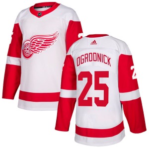John Ogrodnick Detroit Red Wings Adidas Youth Authentic Jersey (White)