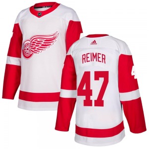 James Reimer Detroit Red Wings Adidas Youth Authentic Jersey (White)