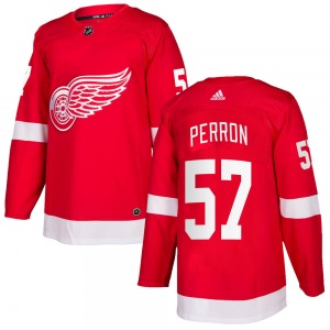 David Perron Detroit Red Wings Adidas Youth Authentic Home Jersey (Red)