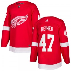 James Reimer Detroit Red Wings Adidas Youth Authentic Home Jersey (Red)