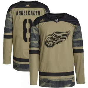 Justin Abdelkader Detroit Red Wings Adidas Authentic Military Appreciation Practice Jersey (Camo)