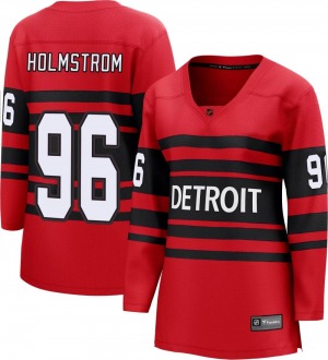 Tomas Holmstrom Detroit Red Wings Fanatics Branded Women's Breakaway Special Edition 2.0 Jersey (Red)