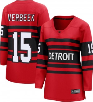 Pat Verbeek Detroit Red Wings Fanatics Branded Women's Breakaway Special Edition 2.0 Jersey (Red)