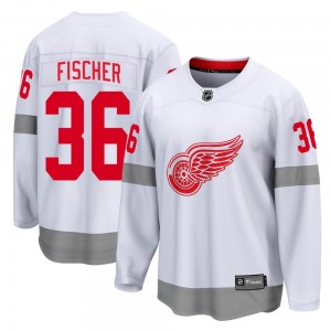 Christian Fischer Detroit Red Wings Fanatics Branded Youth Breakaway 2020/21 Special Edition Jersey (White)