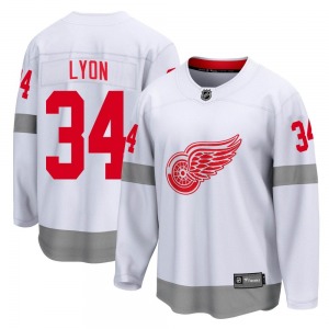 Alex Lyon Detroit Red Wings Fanatics Branded Youth Breakaway 2020/21 Special Edition Jersey (White)