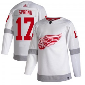 Daniel Sprong Detroit Red Wings Adidas Youth Authentic 2020/21 Reverse Retro Jersey (White)