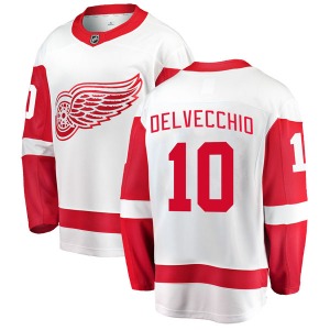 Alex Delvecchio Detroit Red Wings Fanatics Branded Youth Breakaway Away Jersey (White)
