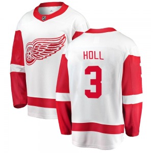 Justin Holl Detroit Red Wings Fanatics Branded Youth Breakaway Away Jersey (White)