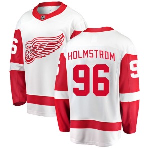 Tomas Holmstrom Detroit Red Wings Fanatics Branded Youth Breakaway Away Jersey (White)