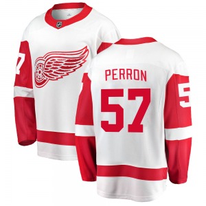 David Perron Detroit Red Wings Fanatics Branded Youth Breakaway Away Jersey (White)