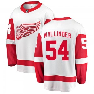William Wallinder Detroit Red Wings Fanatics Branded Youth Breakaway Away Jersey (White)