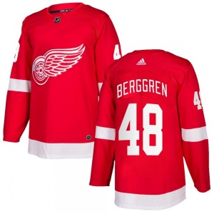 Jonatan Berggren Detroit Red Wings Adidas Authentic Home Jersey (Red)