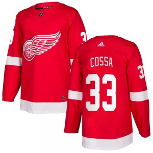 Sebastian Cossa Detroit Red Wings Adidas Authentic Home Jersey (Red)