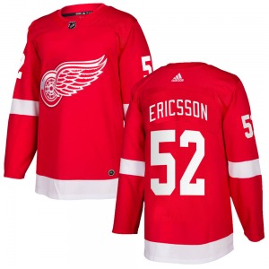 Jonathan Ericsson Detroit Red Wings Adidas Authentic Home Jersey (Red)
