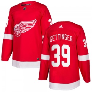 Tim Gettinger Detroit Red Wings Adidas Authentic Home Jersey (Red)