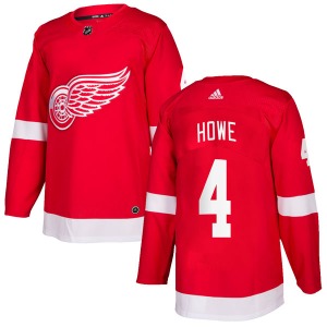 Mark Howe Detroit Red Wings Adidas Authentic Home Jersey (Red)