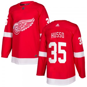 Ville Husso Detroit Red Wings Adidas Authentic Home Jersey (Red)