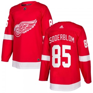 Elmer Soderblom Detroit Red Wings Adidas Authentic Home Jersey (Red)