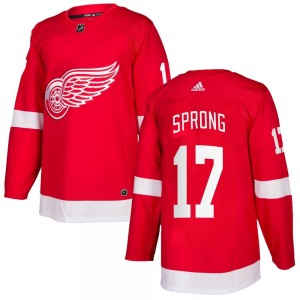 Daniel Sprong Detroit Red Wings Adidas Authentic Home Jersey (Red)