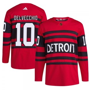 Alex Delvecchio Detroit Red Wings Adidas Authentic Reverse Retro 2.0 Jersey (Red)
