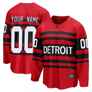 Custom Detroit Red Wings Fanatics Branded Breakaway Custom Special Edition 2.0 Jersey (Red)