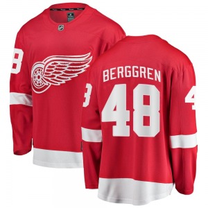 Jonatan Berggren Detroit Red Wings Fanatics Branded Youth Breakaway Home Jersey (Red)