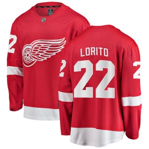 Matthew Lorito Detroit Red Wings Fanatics Branded Youth Breakaway Home Jersey (Red)