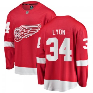 Alex Lyon Detroit Red Wings Fanatics Branded Youth Breakaway Home Jersey (Red)